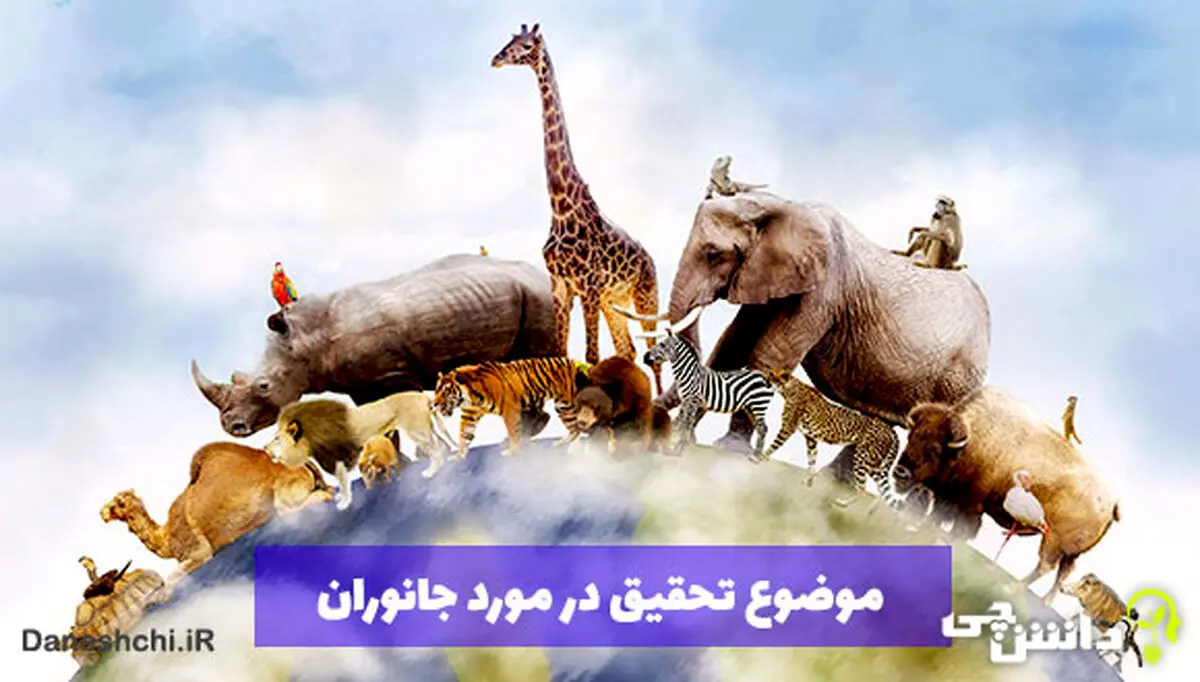 موضوعات تحقیق در مورد جانوران