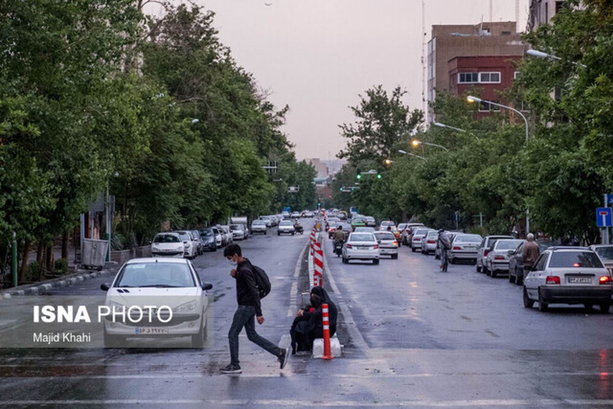 وقوع رگبار باران و رعدوبرق در پنج استان