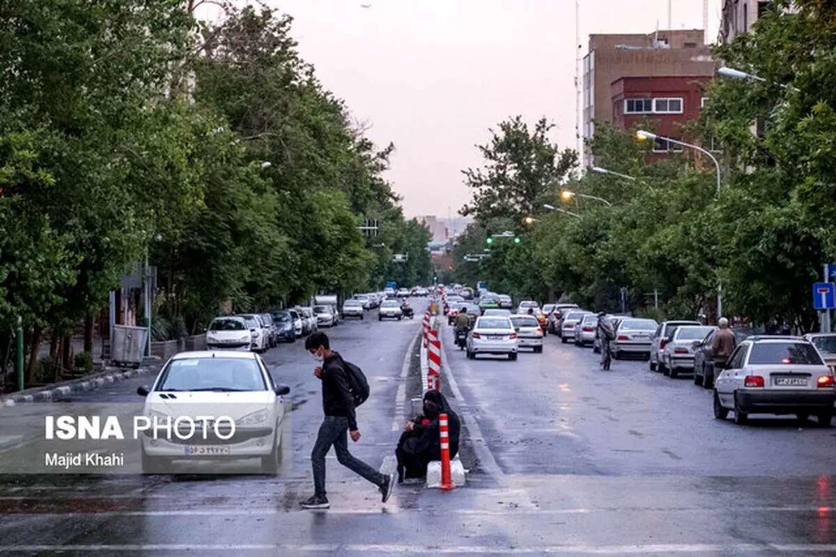 وقوع رگبار باران و رعدوبرق در پنج استان