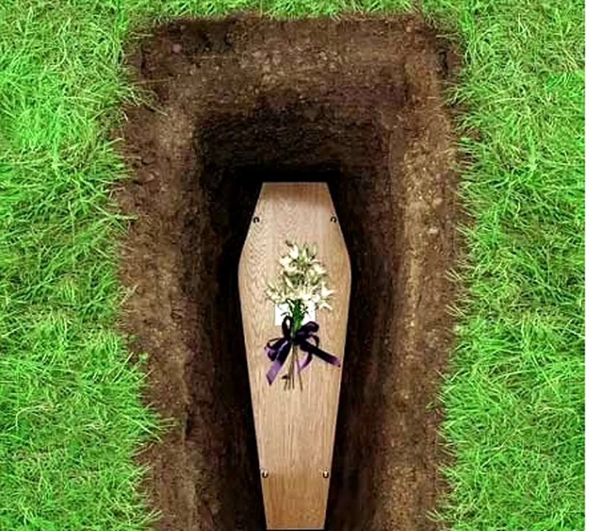 زنی که 10 روز در قبر زنده مانده بود!+عکس