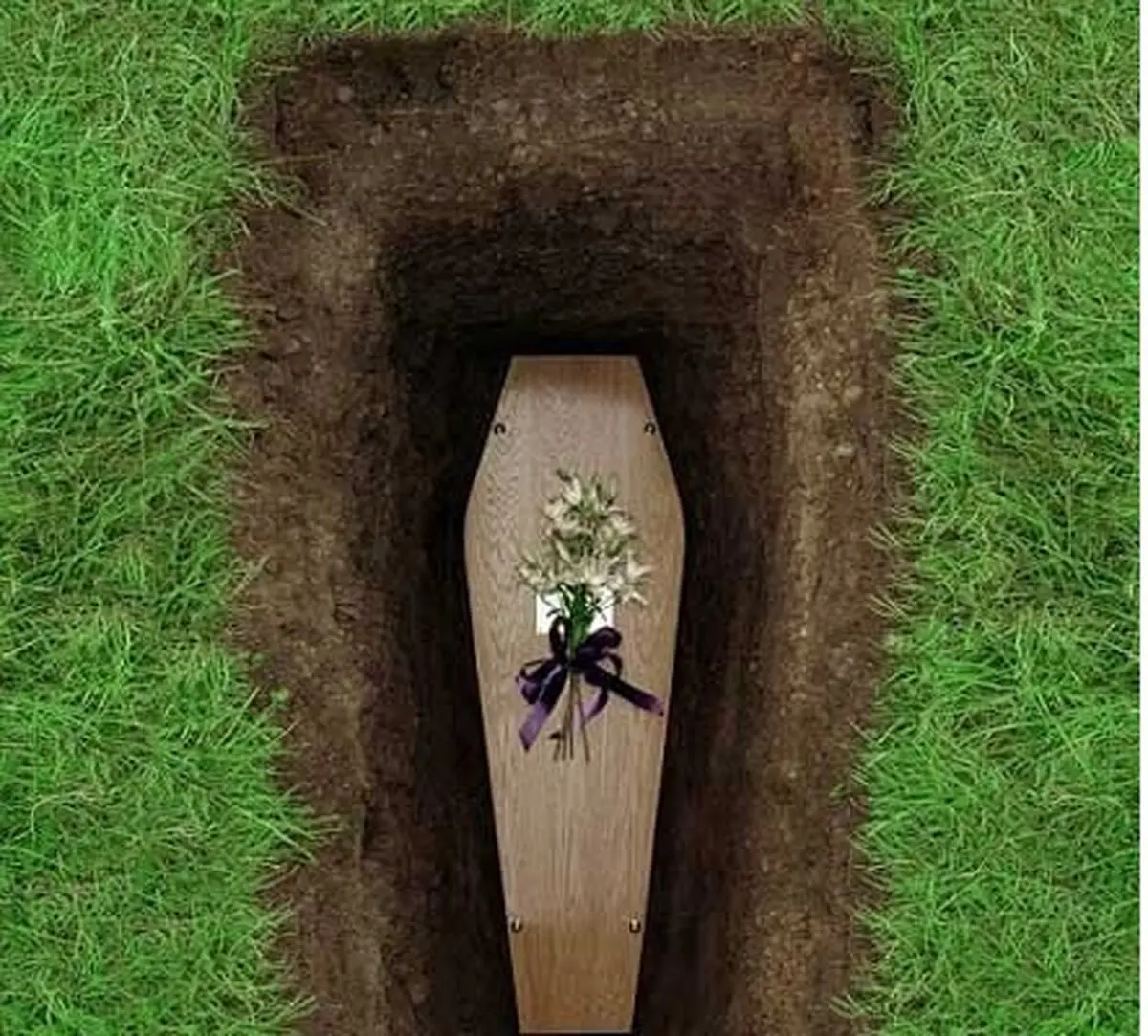 زنی که 10 روز در قبر زنده مانده بود!+عکس