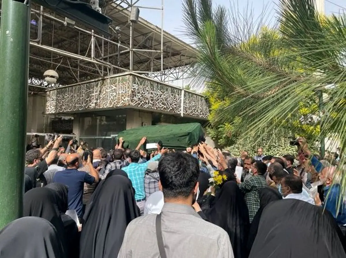 تشیع پیکر آیت الله فاطمی نیا امروز در دانشگاه تهران